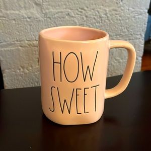 NwoT- Rae Dunn “How Sweet” Pink Mug